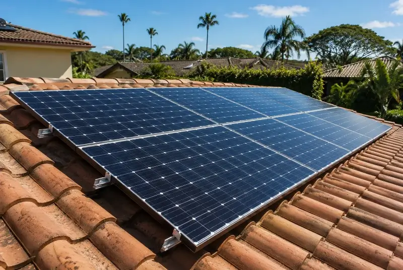 Installation de panneaux solaires à Loix